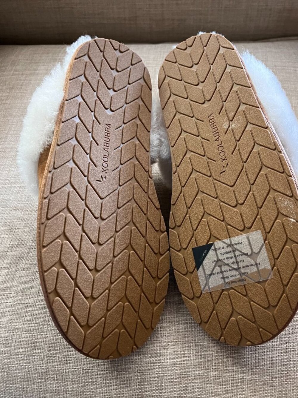 KOOLABURRA BY UGG Slippers Women's Sz 7 Milo Scuff Faux Sheepskin Brown Slip On - Picture 7 of 8